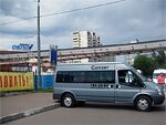 Бесплатный автобус Genser в пункт аренды автомобилей АрендаАвто-шкр на ул.Добролюбова